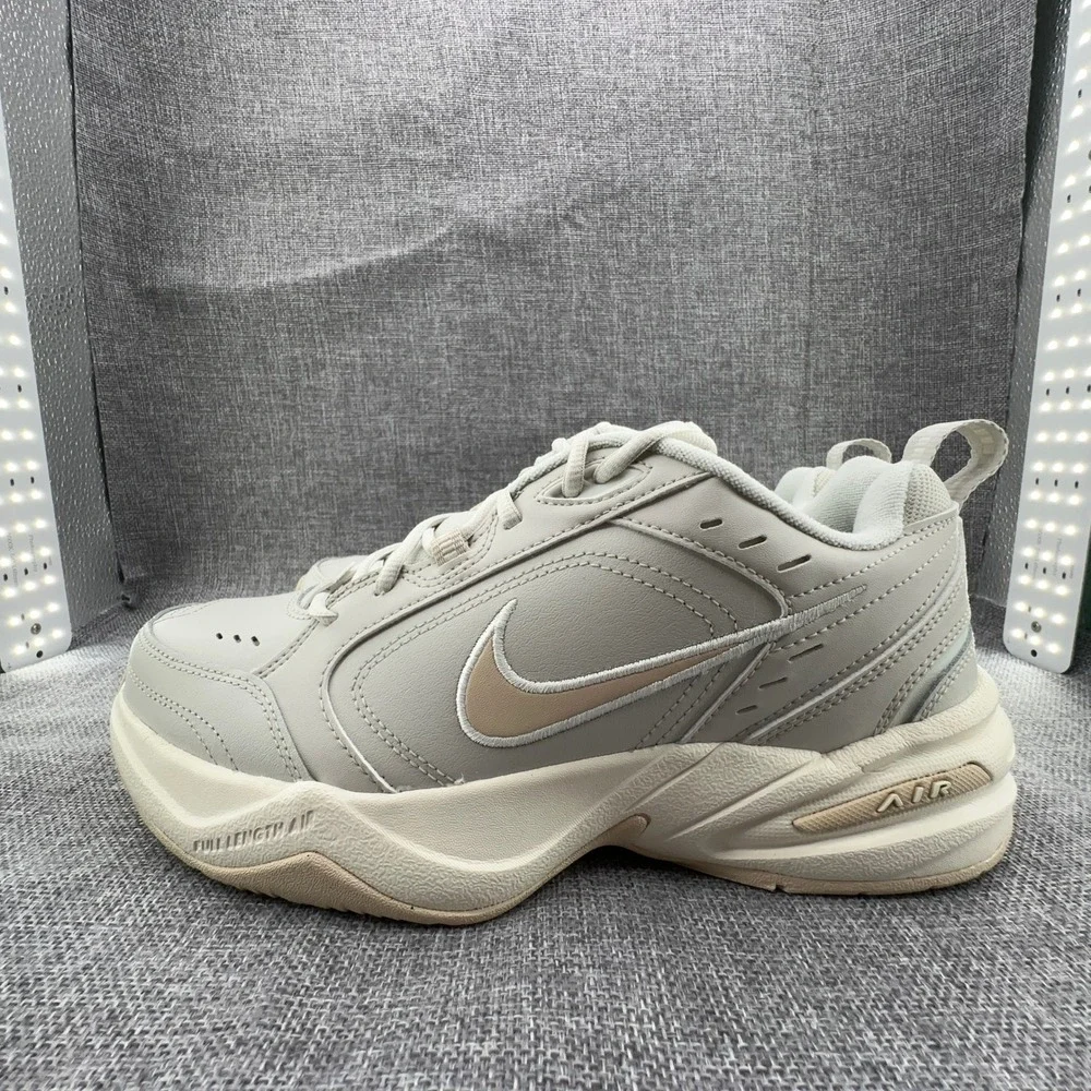 Nike Air Monarch IV Dad Sneakers Mens 9.5 Light Bone Sanddrift 415445-004 NEW